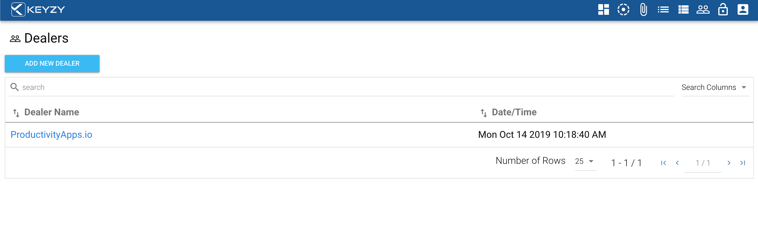 KEYZY dealers section